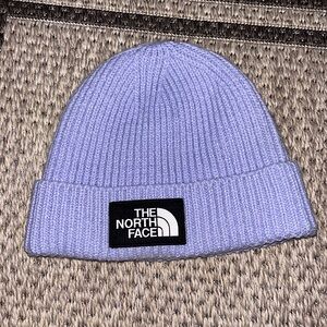 The North Face lilac beanie